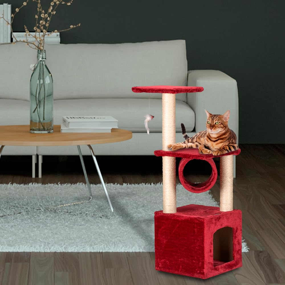 Fancy Pets Mueble/Rascador para Gato Alejandria de 92 Centímetros de Altura