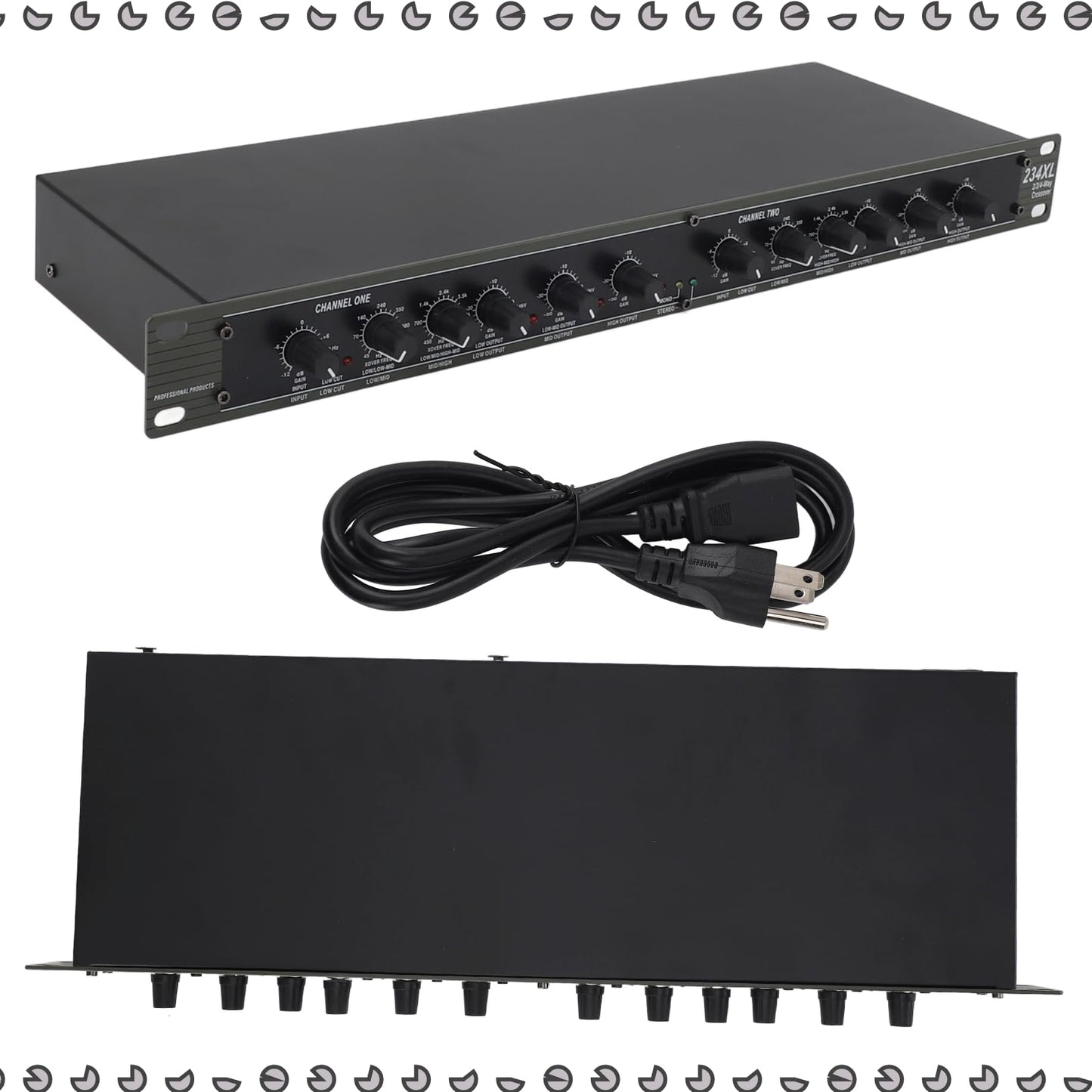 Crossover Estéreo Vvikizy 234XL Mono 4 Vías Negro para Escenarios Al Aire Libre