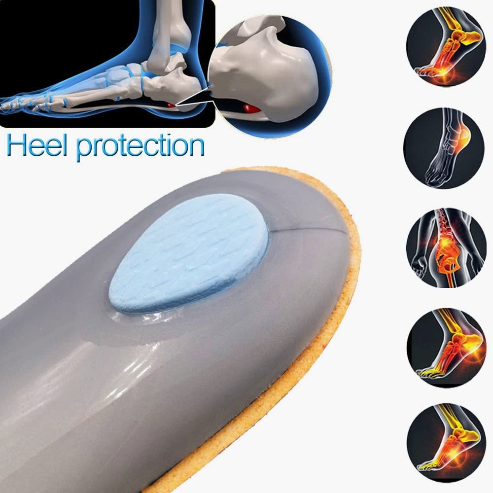 Plantillas Ortopédicas Con Soporte de Arco para Pies Planos y Dolor Marca 2 Pairs para Hombre y Mujer