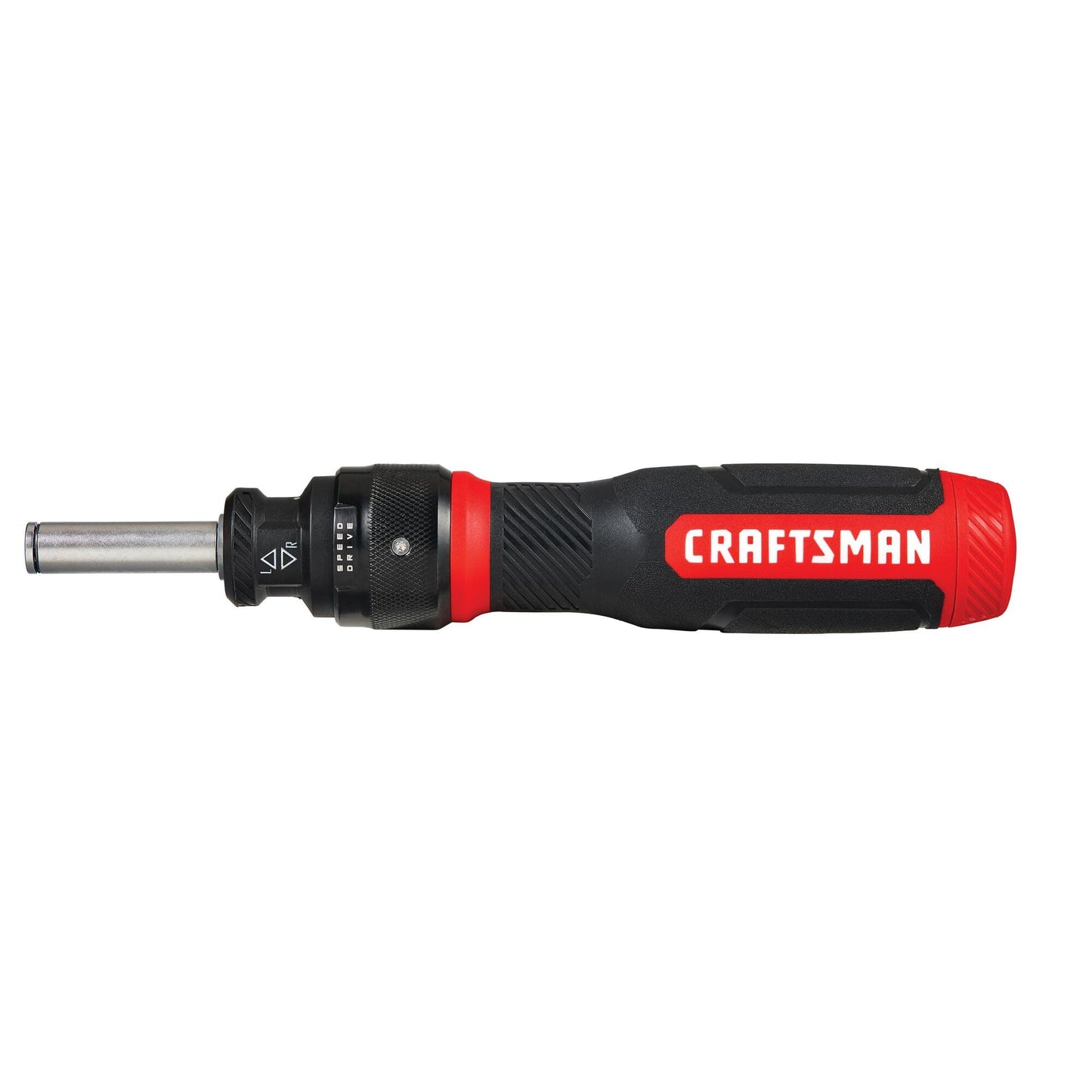 CRAFTSMAN - Destornillador de carraca, SpeedDrive, puntas de doble punta de 2 pulgadas, mango con capacidad para hasta 6 puntas (CMHT68129)