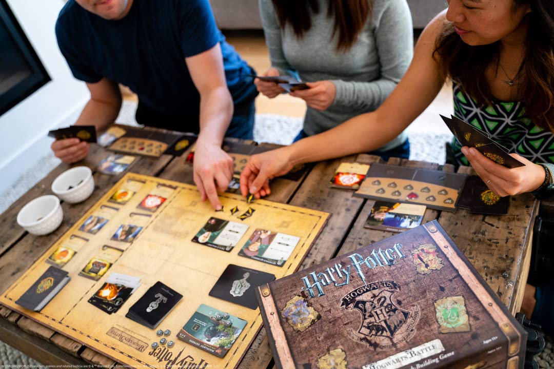 Juego de Mesa Usaopoly Harry Potter Hogwarts Battle Producto Oficial Cooperativo de Cartas para Construir Mazos