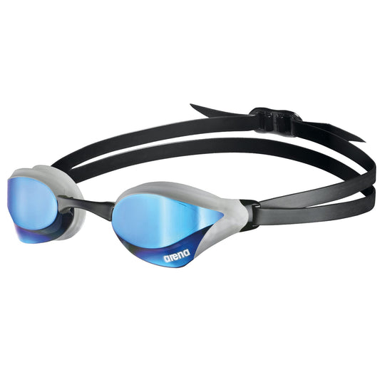 Arena Cobra Core - anteojos de natación para hombre y mujer, color azul y plateado