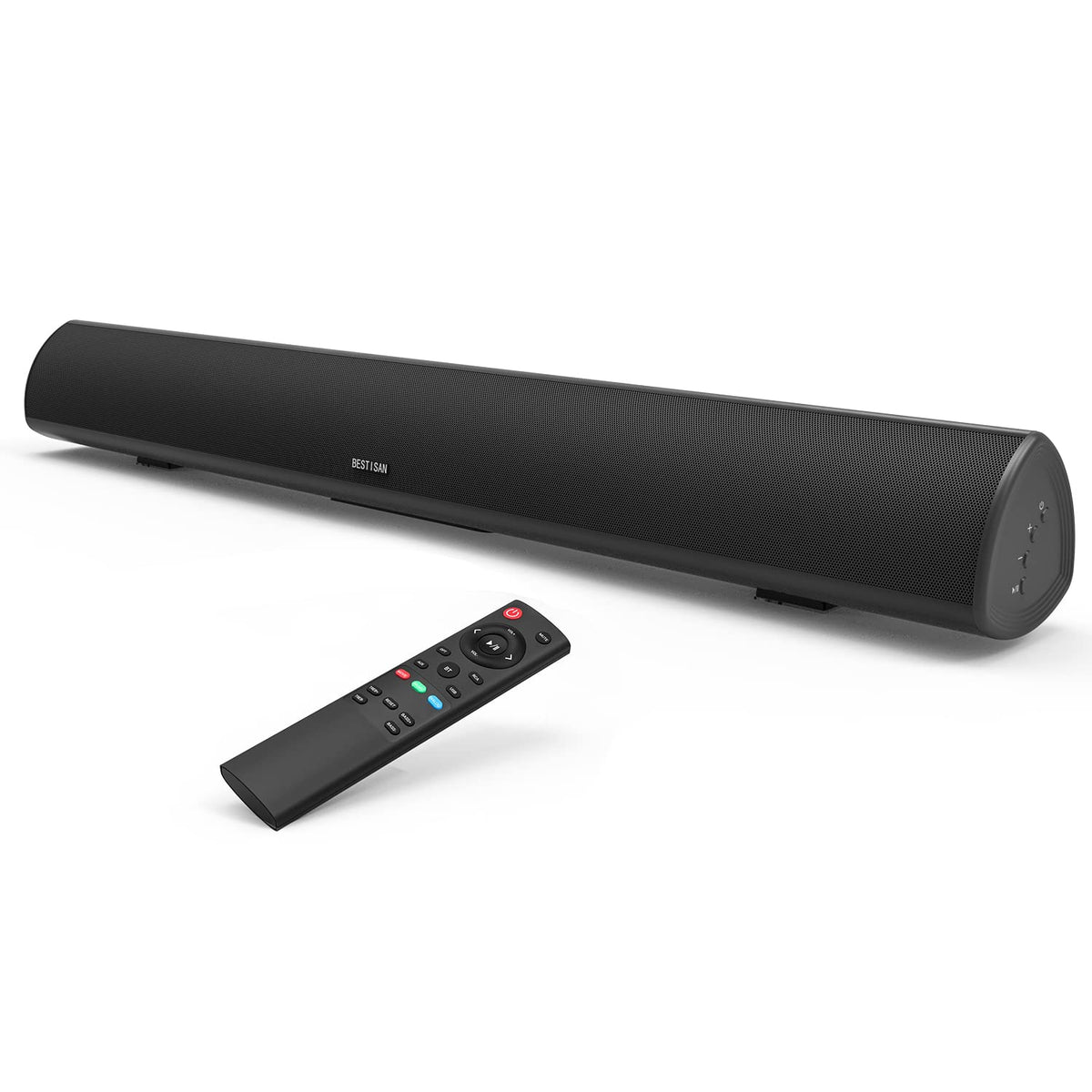 Barra de Sonido BESTISAN Bluetooth e Inalámbrico Negro con DSP y Montaje en Pared