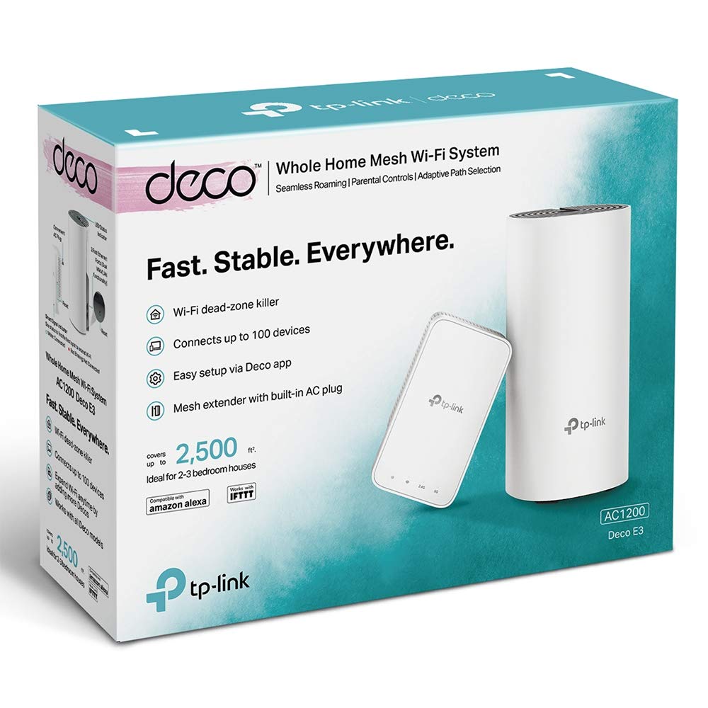 Sistema Wi-Fi de Malla TP-Link Deco Blanco AC1200 para Todo el Hogar