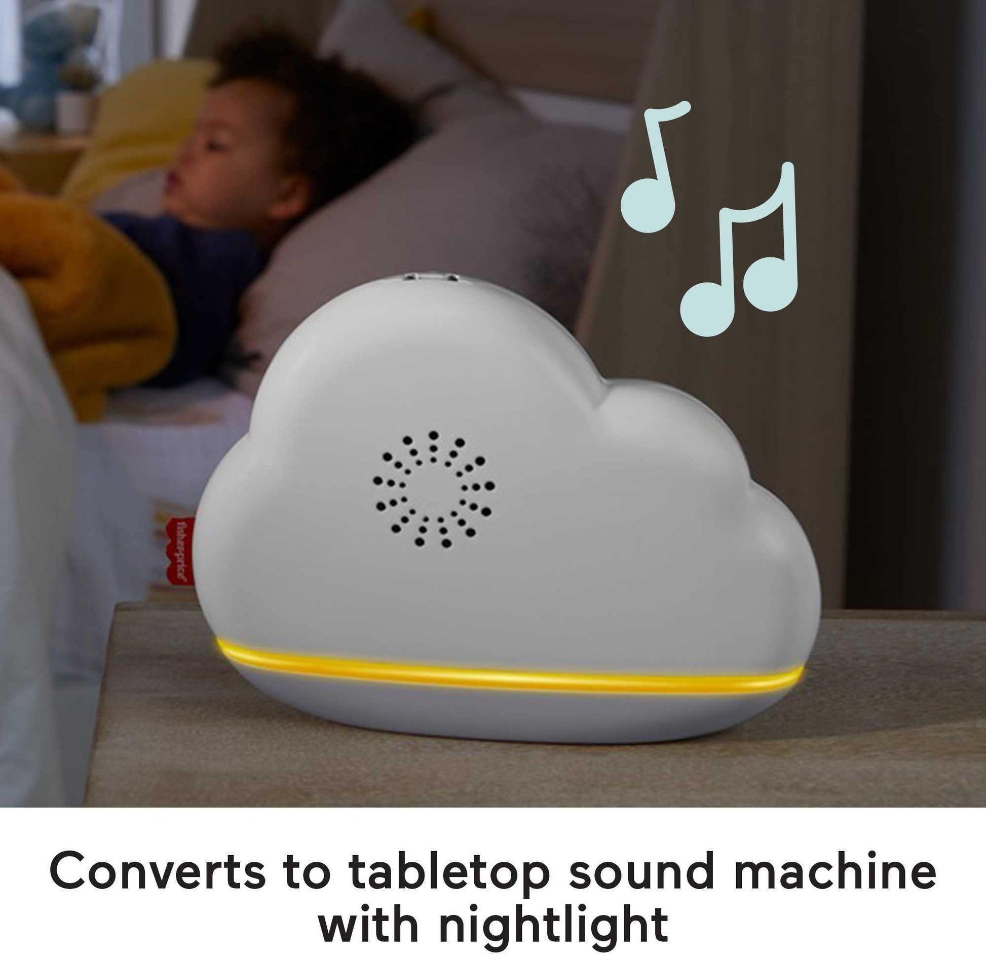 FISHER-PRICE, Móvil para Bebés Nubes Hora de Dormir, Baby, Juguete para Bebé, Recién Nacidos en Adelante, Juguetes colgantes de sol y nubes, Lista de reproducción de 20 minutos