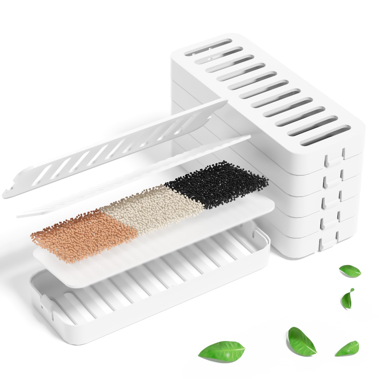 JEERAMIA Filtros de repuesto para fuente de agua para gatos, 6 unidades