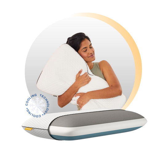 Almohada Emma Diamond Degree l Queen Size l 70x40 cm l Memory Foam l Soporte, Altura y Firmeza Ajustables l Personalizable l Termorreguladora l 100 Noches de Prueba y 12 Meses de Garantía