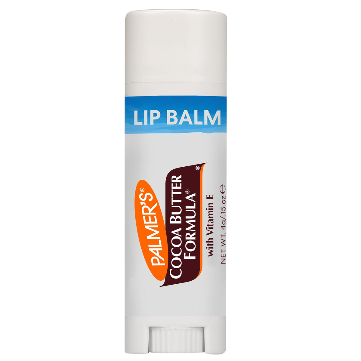 Palmer's Cocoa Butter Formula Duo-Pack Labial con Manteca de Cacao y Vitamina E, Bálsamo Protector Labial 4g y Swivel Stick Barra Humectante 14g, 48 Horas de Humectación, Dermatológicamente Probado