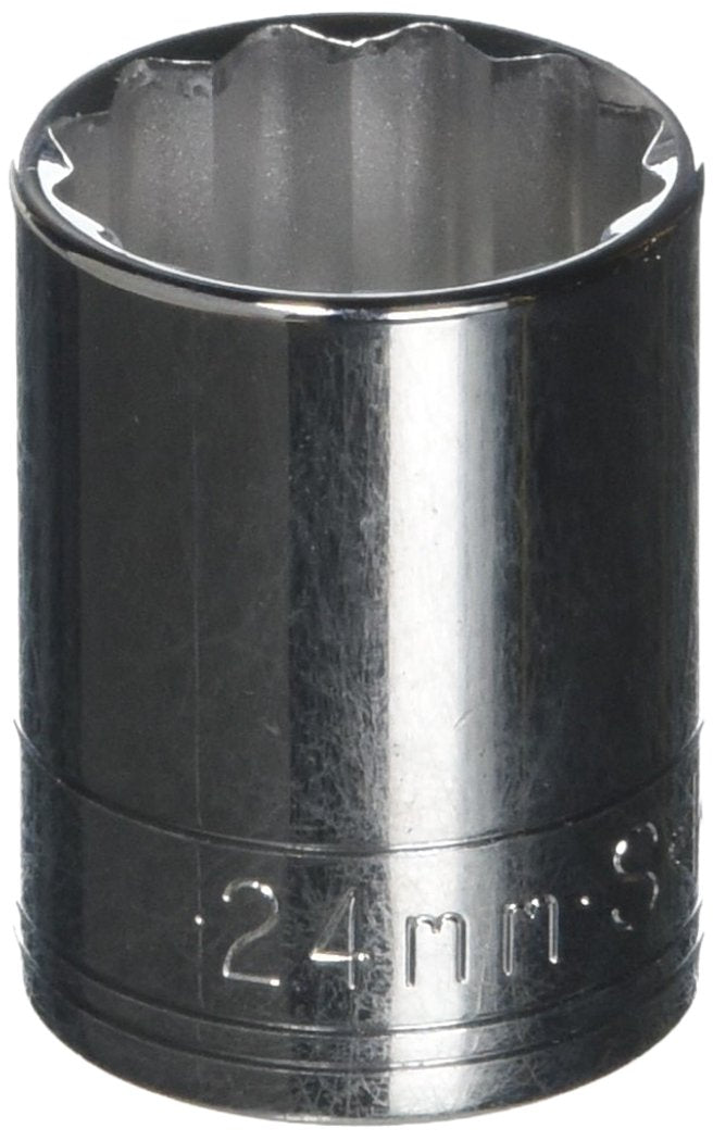 Herramienta de mano SK 40324 12 Punto 24 mm 12 Punto 24 mm Socket, 1/2 Pulgadas, cromado
