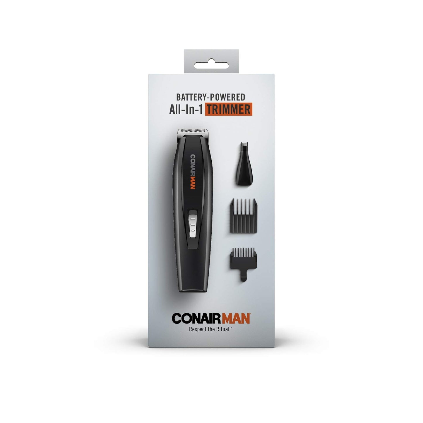 Conair Man All-in-One Beard & Mustache Trimmer; Battery Operated