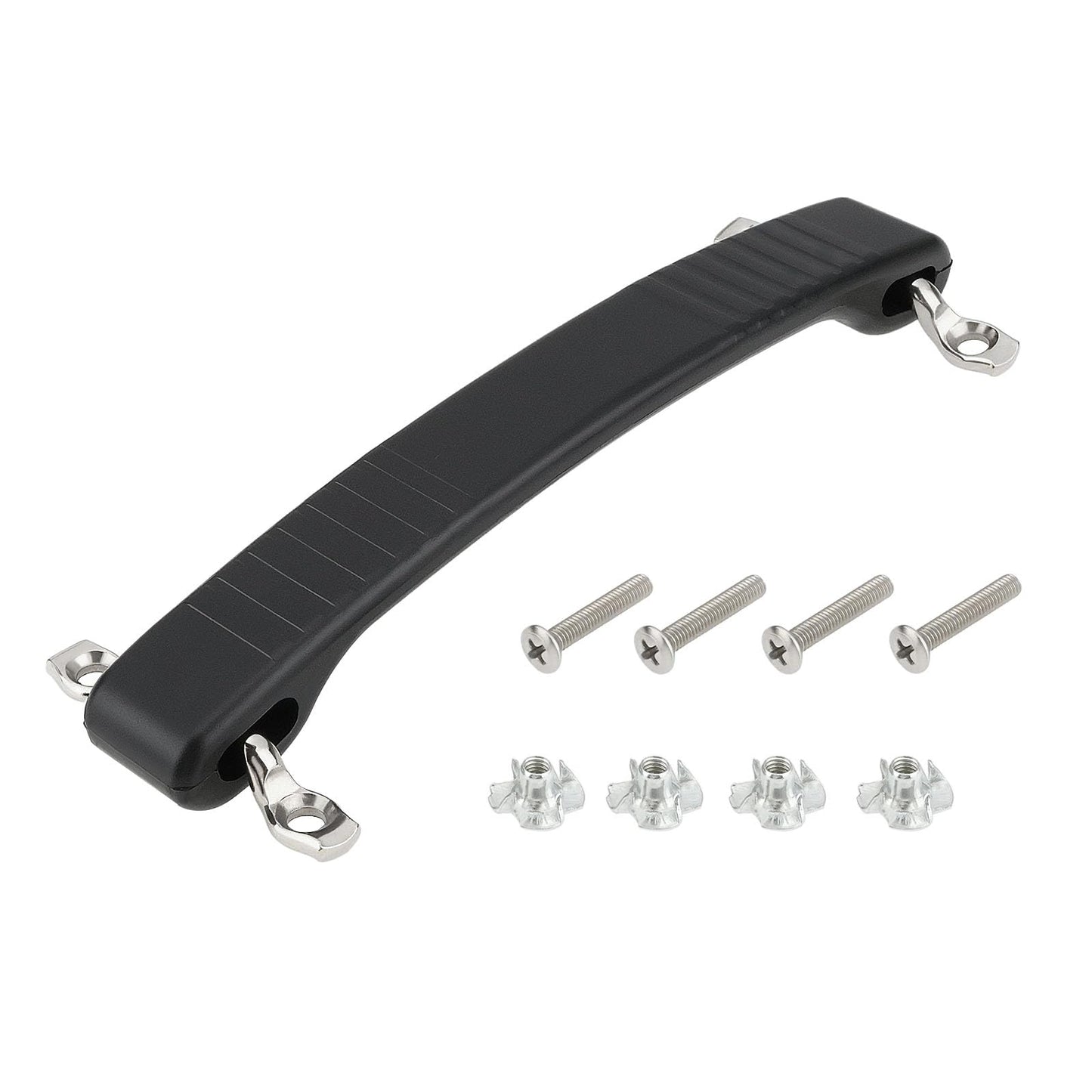 LT Easiyl - Mango de amplificador clásico Dogbone con tornillos, mango de goma suave compatible con amplificador de guardabarros, amplificador de bajo, amplificador de guitarra