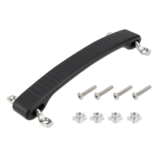 LT Easiyl - Mango de amplificador clásico Dogbone con tornillos, mango de goma suave compatible con amplificador de guardabarros, amplificador de bajo, amplificador de guitarra