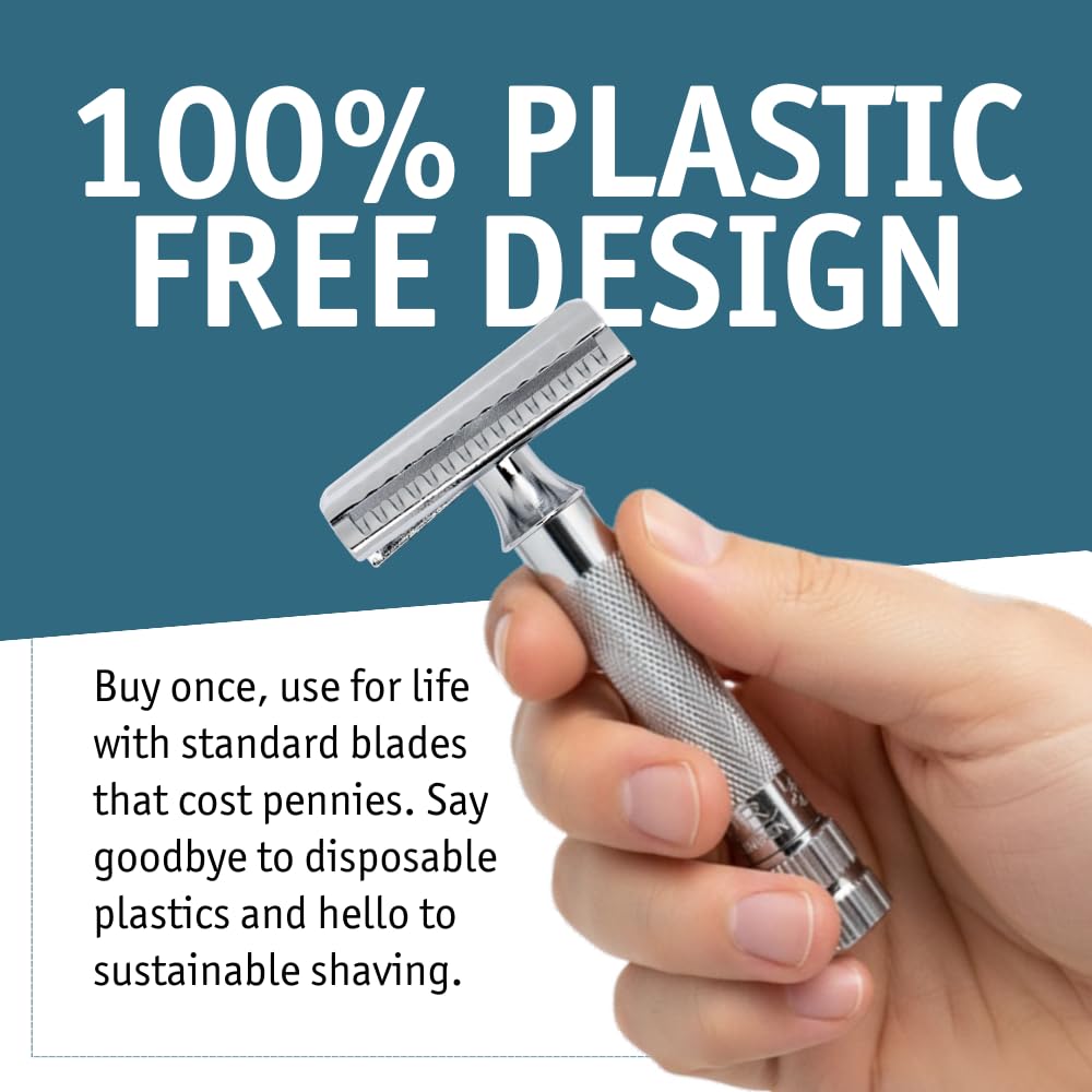 Merkur-Razor Safety Razor 37c Chrome with Slant Bar