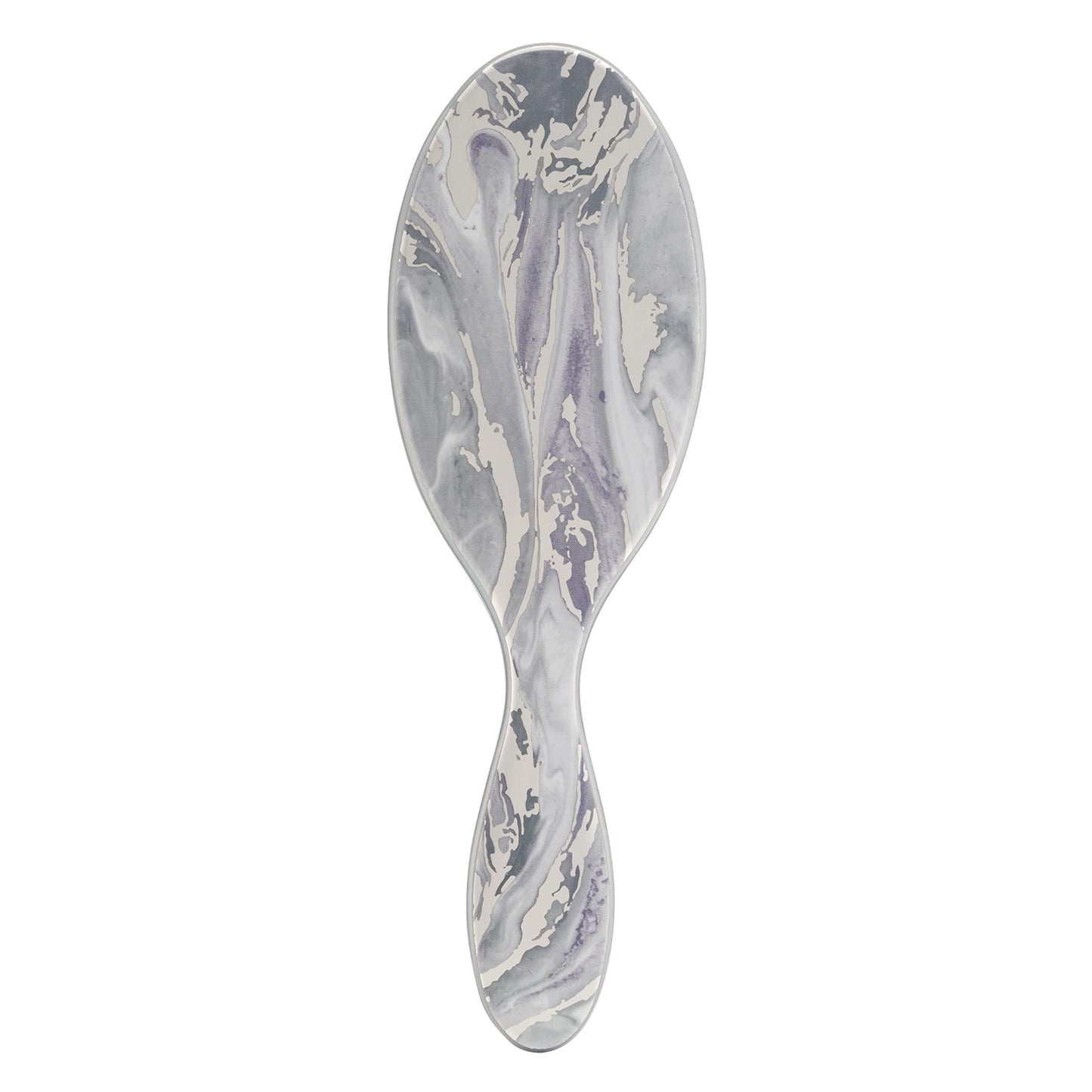 Wet Brush Cepillo desenredante original, mármol metálico, plateado, todo tipo de cabello, cerdas IntelliFlex ultra suaves que se deslizan a través de enredos con facilidad, peine sin dolor para hombres, mujeres, niños y niñas