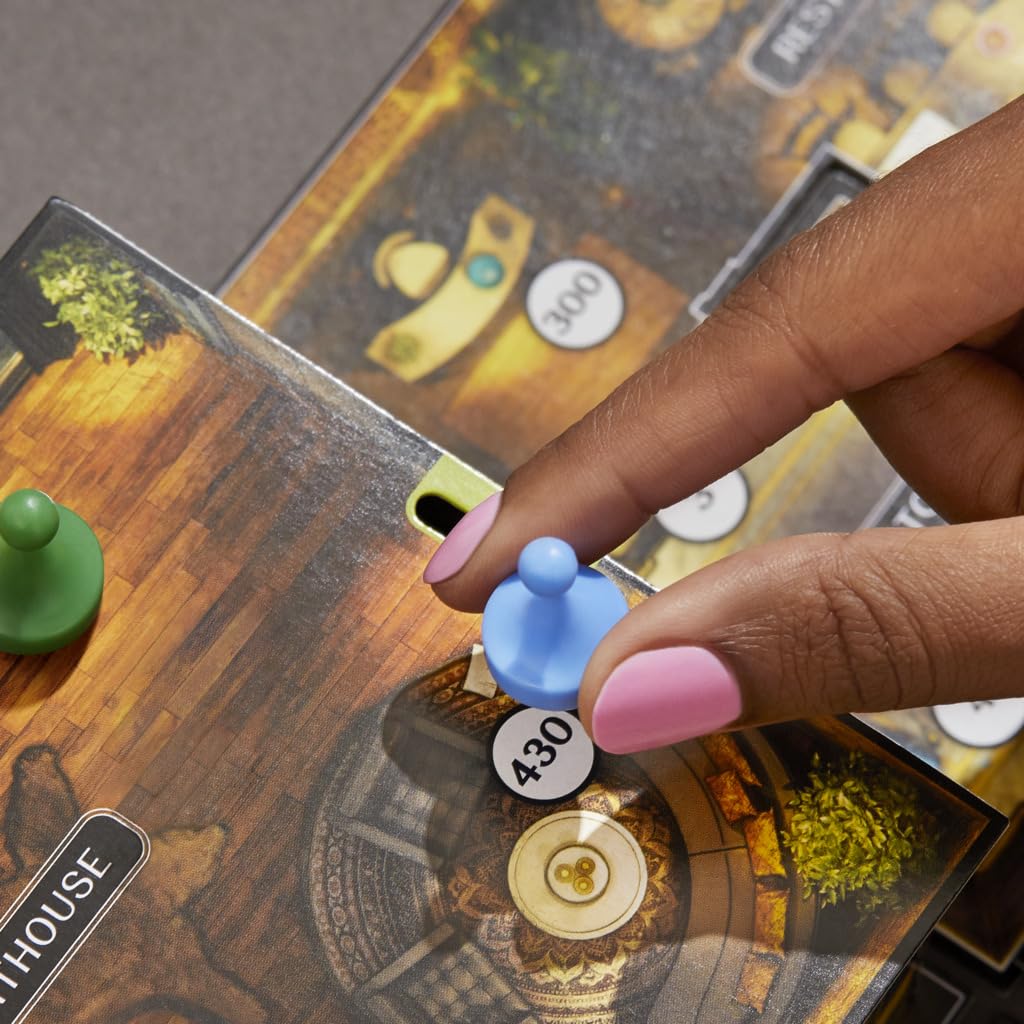 Hasbro Gaming Clue Escape: El Hotel de Medianoche - Juego de Mesa Estilo Escape de la habitación de un Solo Uso para 1 a 6 Jugadores