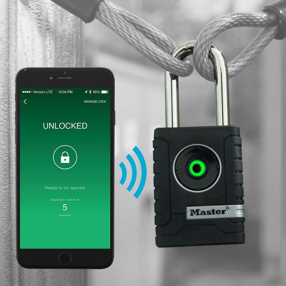 Candado Bluetooth Master Lock Uso Exteriores