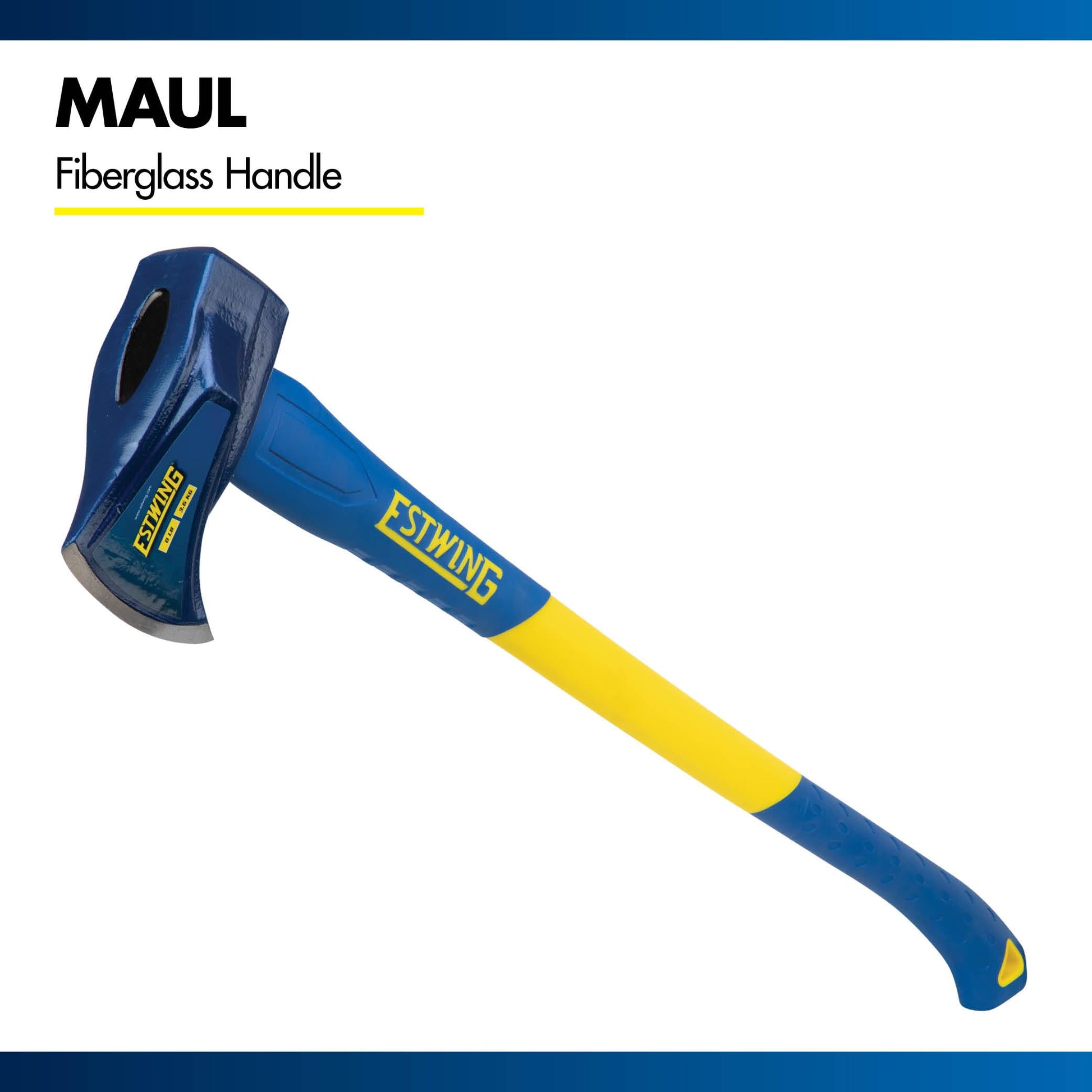 Maul Estwing 8 Libras Mango Fibra de Vidrio 36 Pulgadas 62374