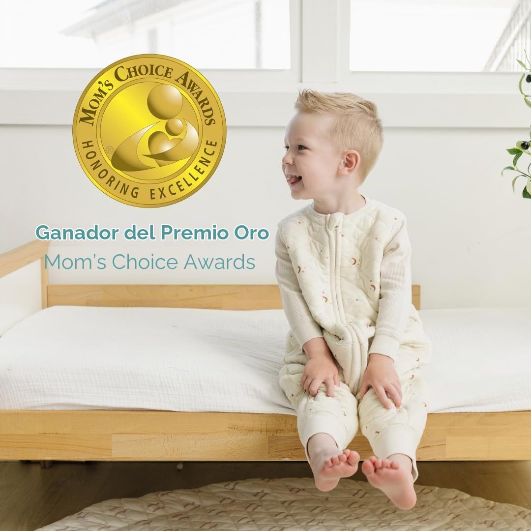 TEALBEE DREAMSUIT: Manta portátil para bebés y niños pequeños – Sacos de dormir para niños pequeños y bebés – Mantente caliente con un saco de dormir de 1.2 TOG con pies – Traje de dormir más suave para niños pequeños (2T-3T, XL)