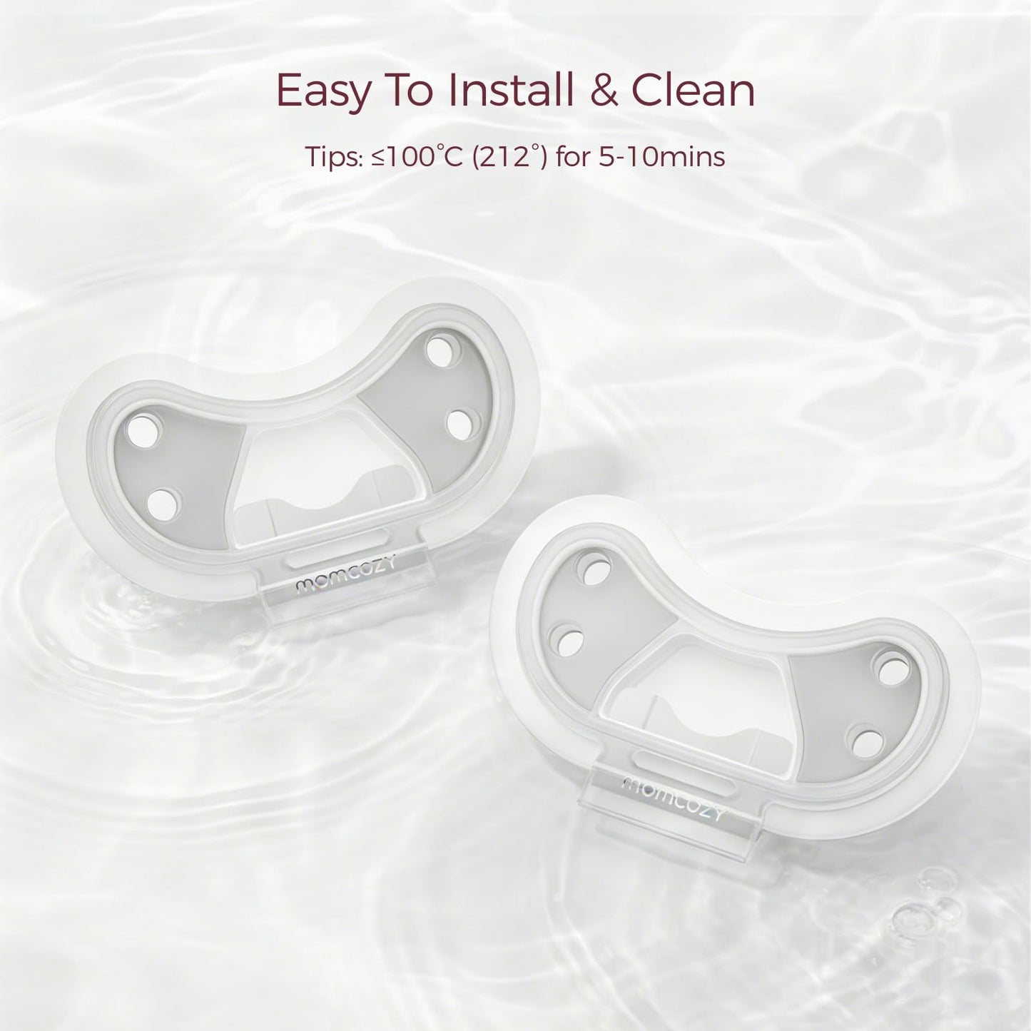 Momcozy Extractor de Leche Electrico Ultrafino | Air 1 - Diafragma, 2 Unidades