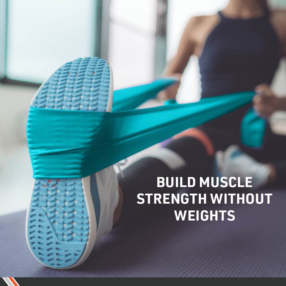 Body Sport Bandas de Ejercicio – Bandas de Resistencia en 50 yd. Rollos para Fitness, Estiramiento o Terapia física, Especial Resistencia Pesada, Negro