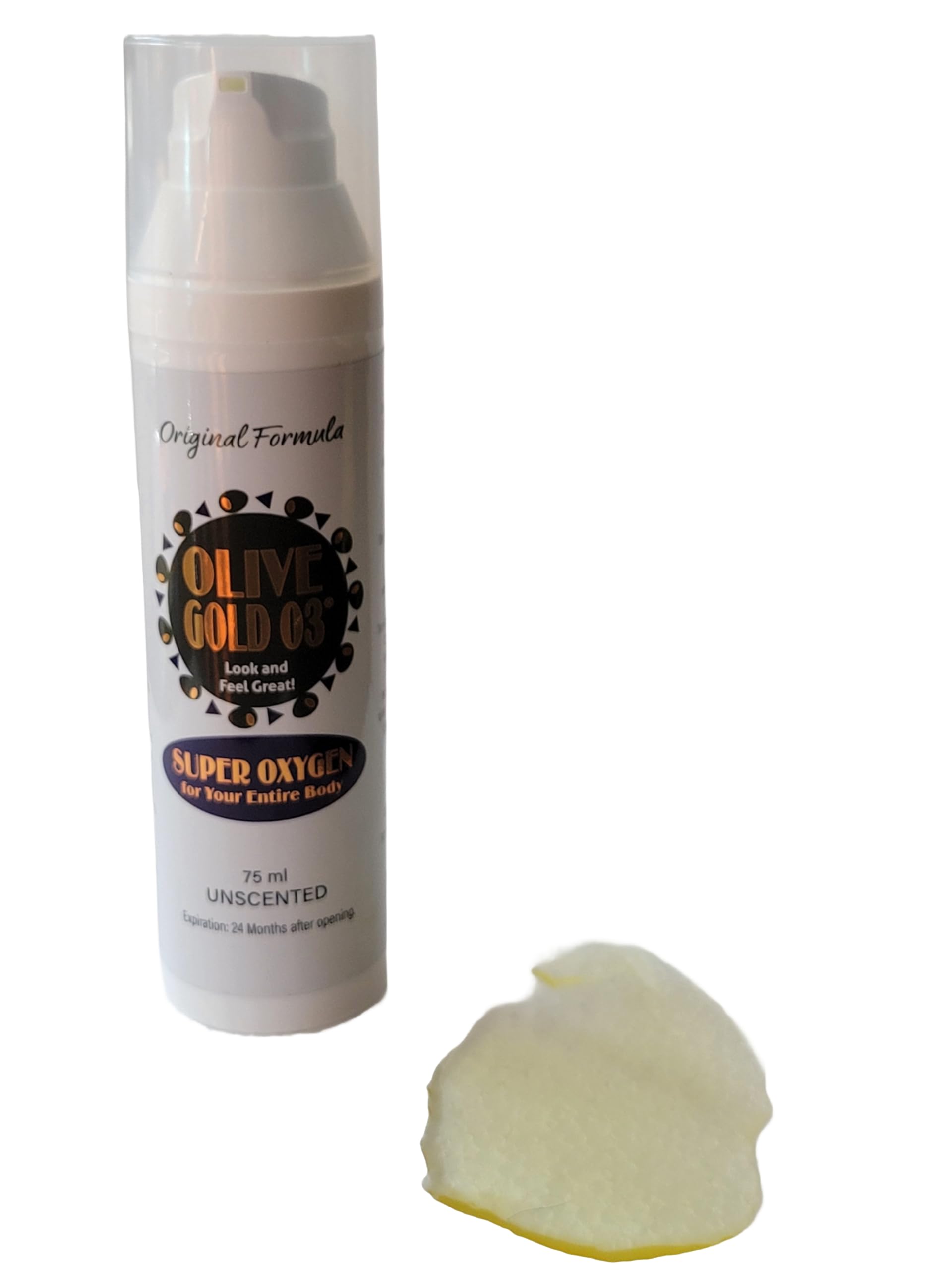 Olive Gold O3 Skin Care Lotion - Ozonated Olive Oil Super Oxygen (4oz) by Olive Gold O3