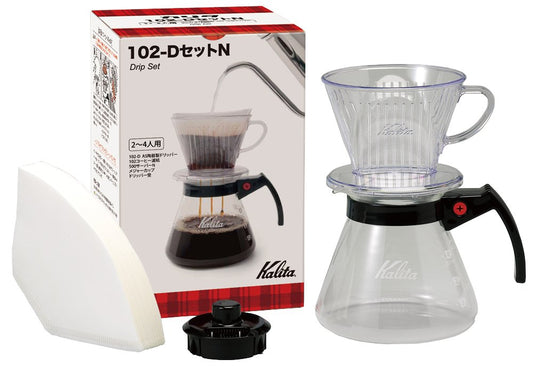Kalita #35167 Juego de goteo de café, 102-D Set N (para 2 a 4 personas)