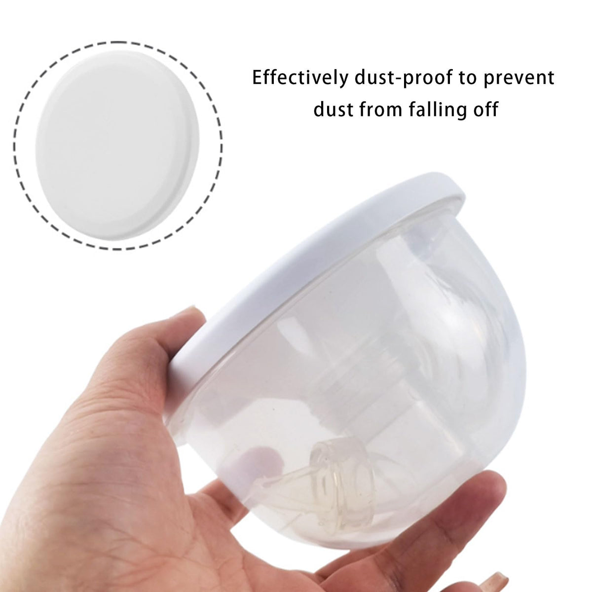 BAIMOQI - Funda antipolvo para sacaleches S12, accesorios para sacaleches manos libres, tapa de protección contra el polvo