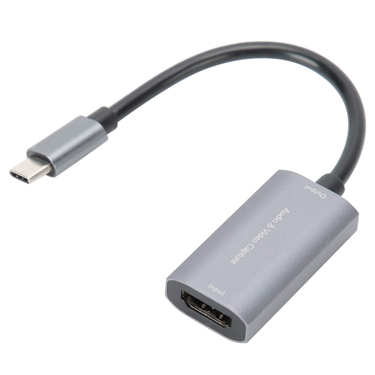 Convertidor de Video portátil Tipo C HDMI a USB-C Tarjeta de Captura de Video y Audio Grabación de Video 4K 1080P Juego Live Silver Grey Drive Z29A