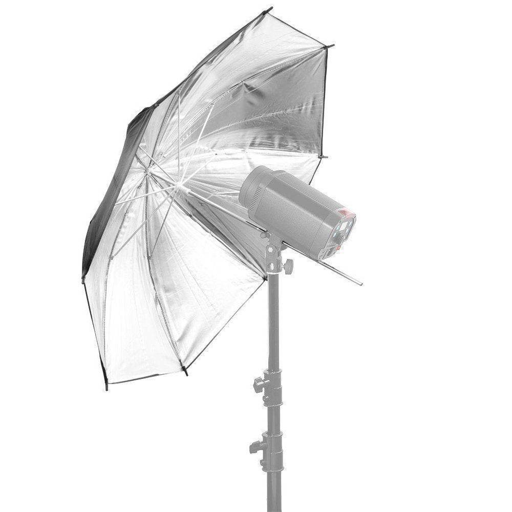 Yunchenghe Godox 40"Pulgadas 102cm Pro Estudio fotográfico Reflector Negro Paraguas de Plata para la Foto de la lámpara de Estudio de iluminación