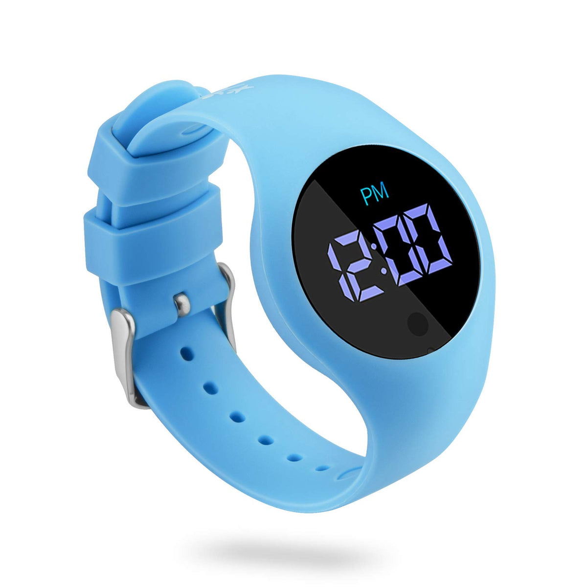UpPro - Reloj de entrenamiento con temporizador de cuenta atrás, recargable y resistente al agua para niños y niñas, color azul