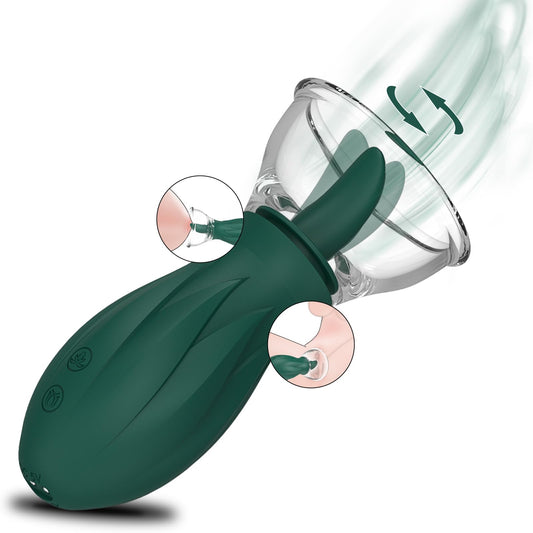 Succionador de Clítoris con Lengua Silencioso para Mujer