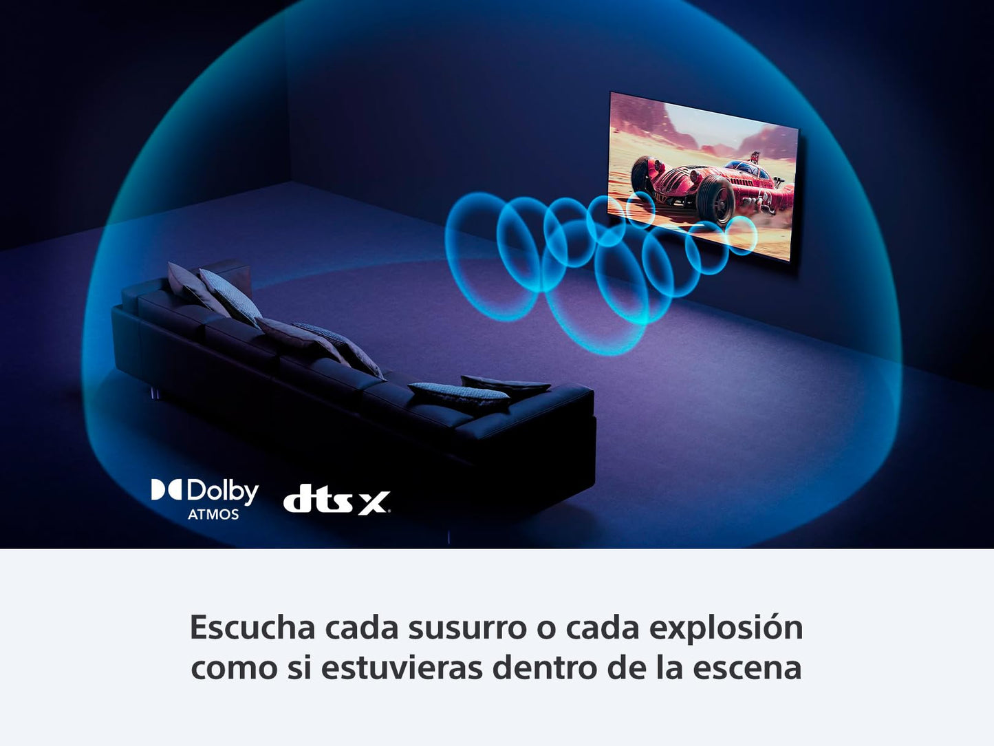 Pantalla LED 65” Sony BRAVIA 4K HDR Google TV 2025