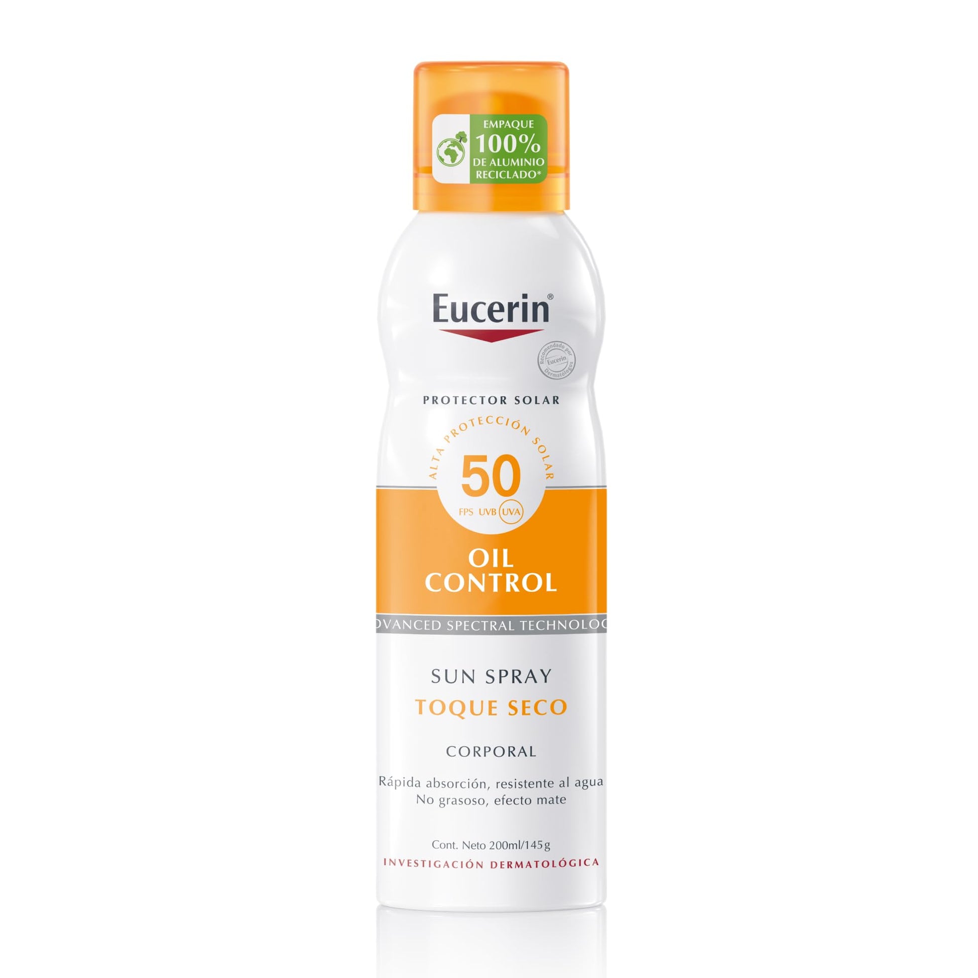 Protector Solar Corporal Eucerin Toque Seco FPS 50+ Spray
