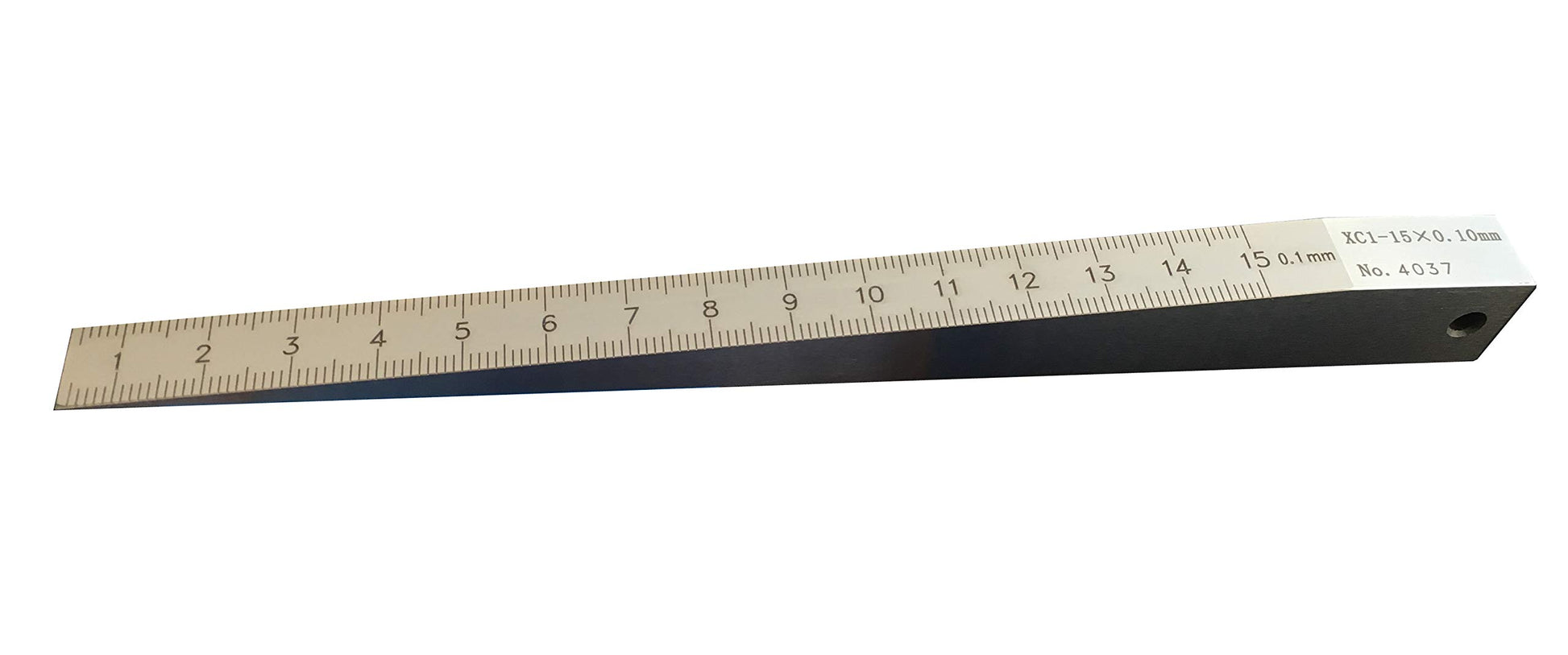 Calibre de precisión de cuña con marcas de alto contraste, calibre cónico de acero inoxidable para reparación automotriz y trabajo de metales, diseño de escala de fácil lectura, identificación