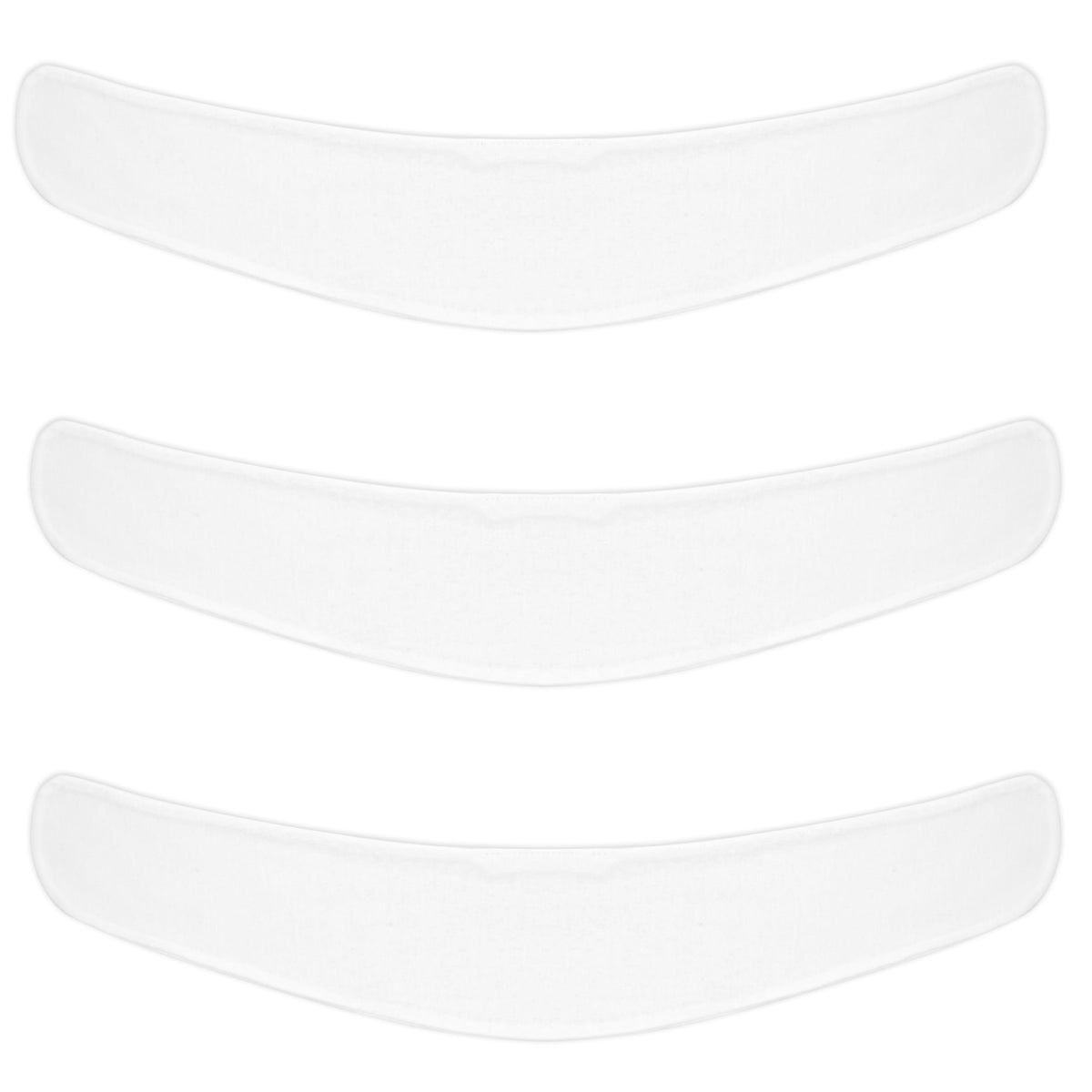 KimYoung - Forro de abdomen para erupciones sudoríparas, almohadillas para orejas de sudor debajo del vientre para doblar la piel, Blanco, X-Large