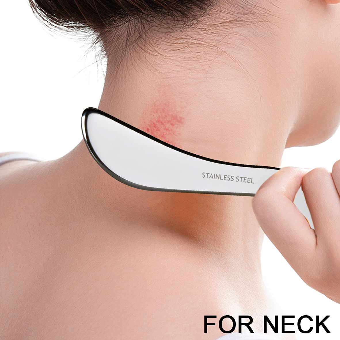 Gua Sha - Herramientas de raspador muscular, herramienta de masaje de raspado de acero inoxidable para tejido suave, herramientas de raspado miofascial para herramientas de terapia física de tejido cicatriz, herramientas IASTM