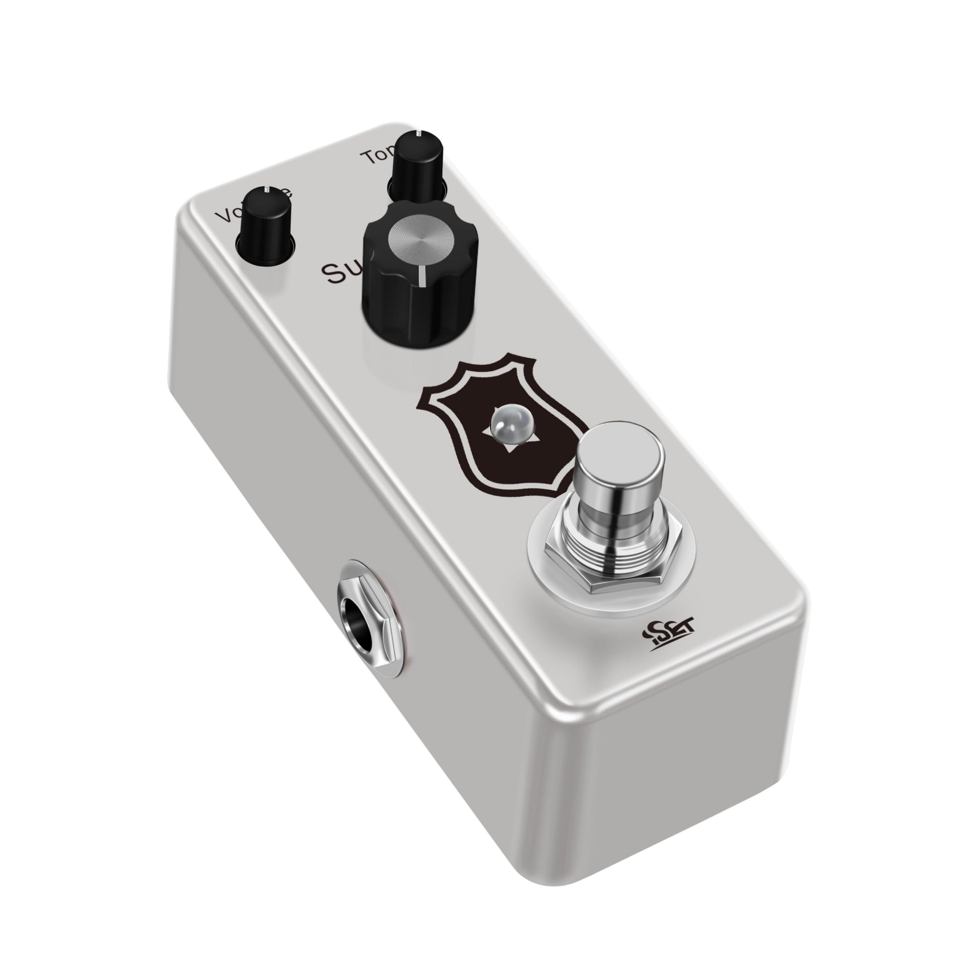 Pedal de Efectos ISET Fuzz eléctrico True Bypass para Guitarra y Bajo