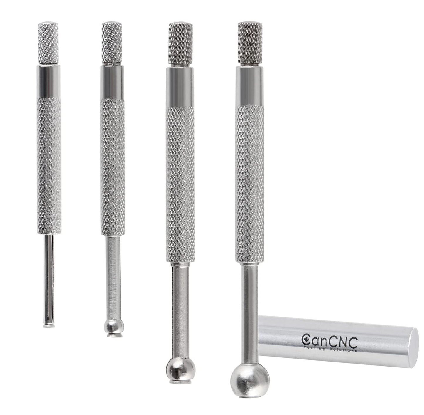 Accusize - 0.125-0.300 Calibradores para Agujeros Pequeños 4 Piezas en Estuche, Medio Circulo, #EG04-5001
