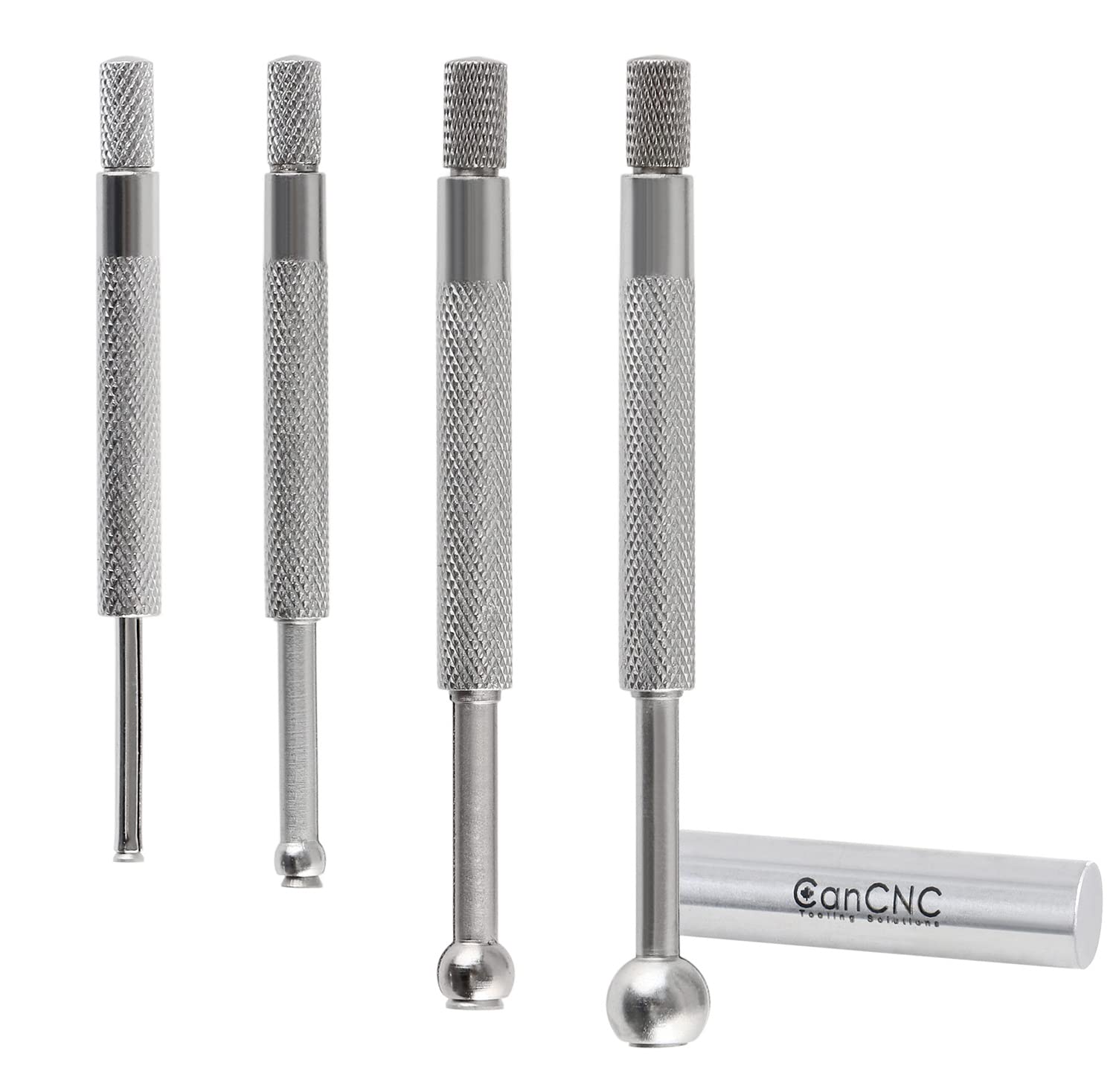 Accusize - 0.125-0.300 Calibradores para Agujeros Pequeños 4 Piezas en Estuche, Medio Circulo, #EG04-5001