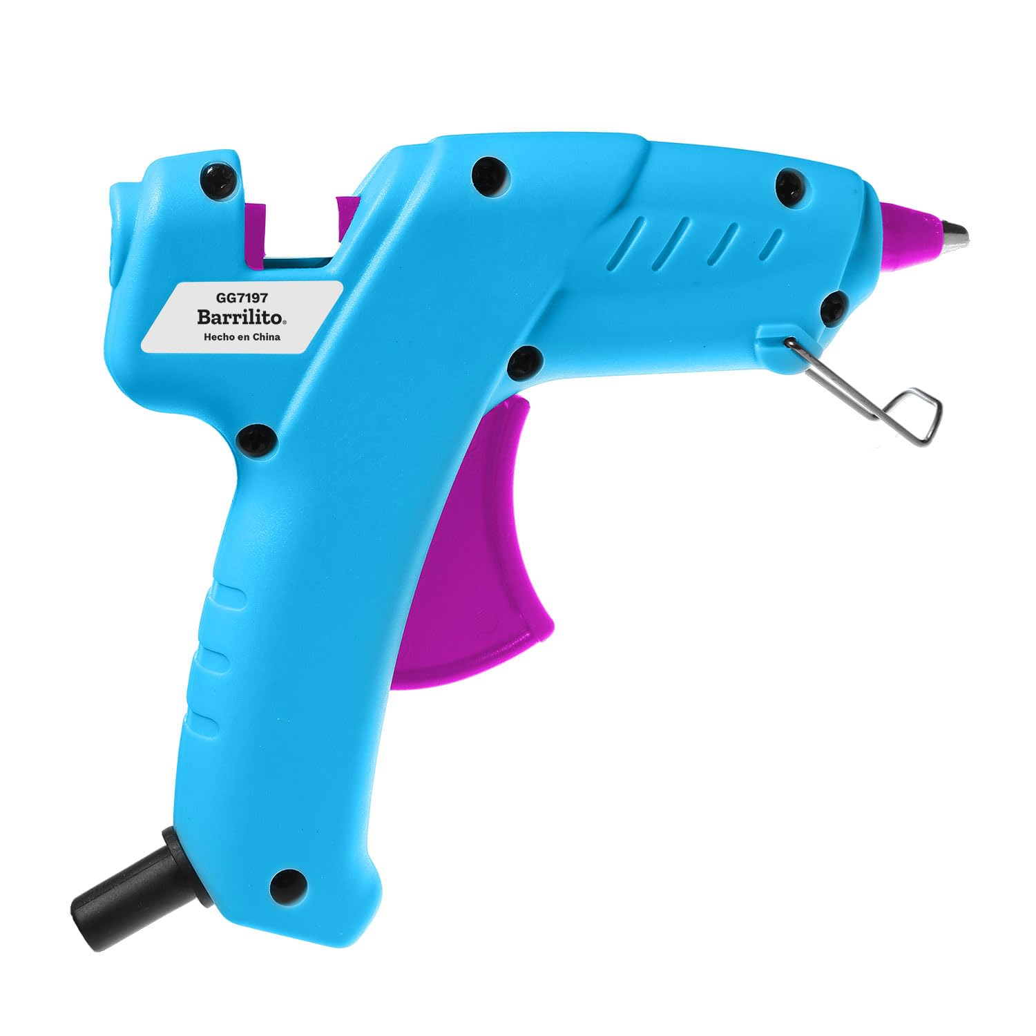 Barrilito Pistola para silicon de uso rudo, usa barras de silicón de 7 mm. GG7197