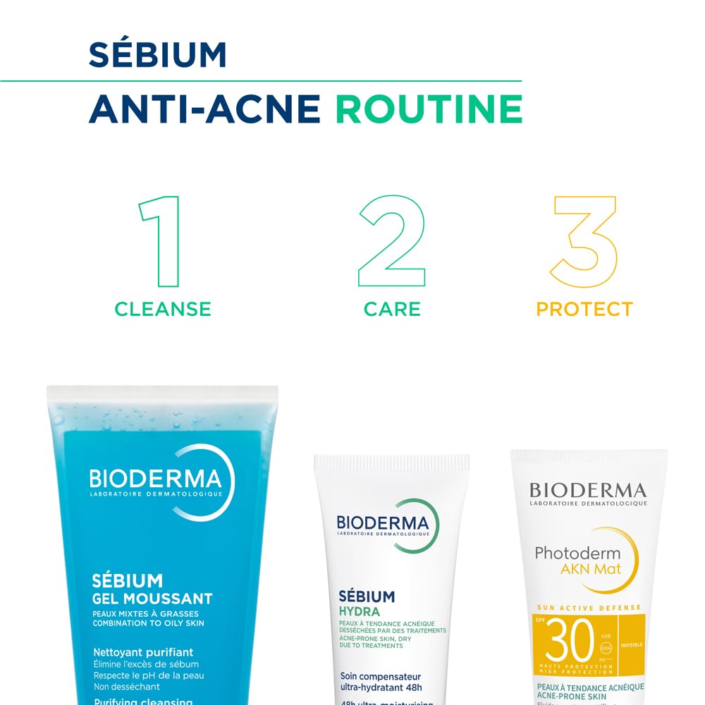 Bioderma Sebium Gel Limpiador Moussant 100 mL