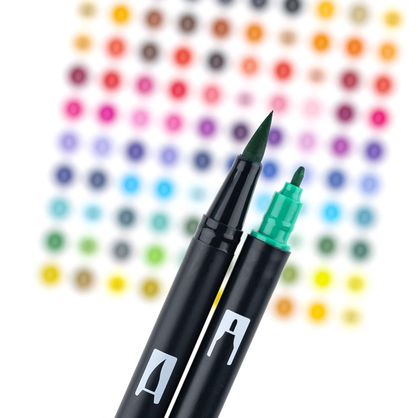 Marcadores Artísticos Tombow Brillantes Doble Pincel Paquete de 10