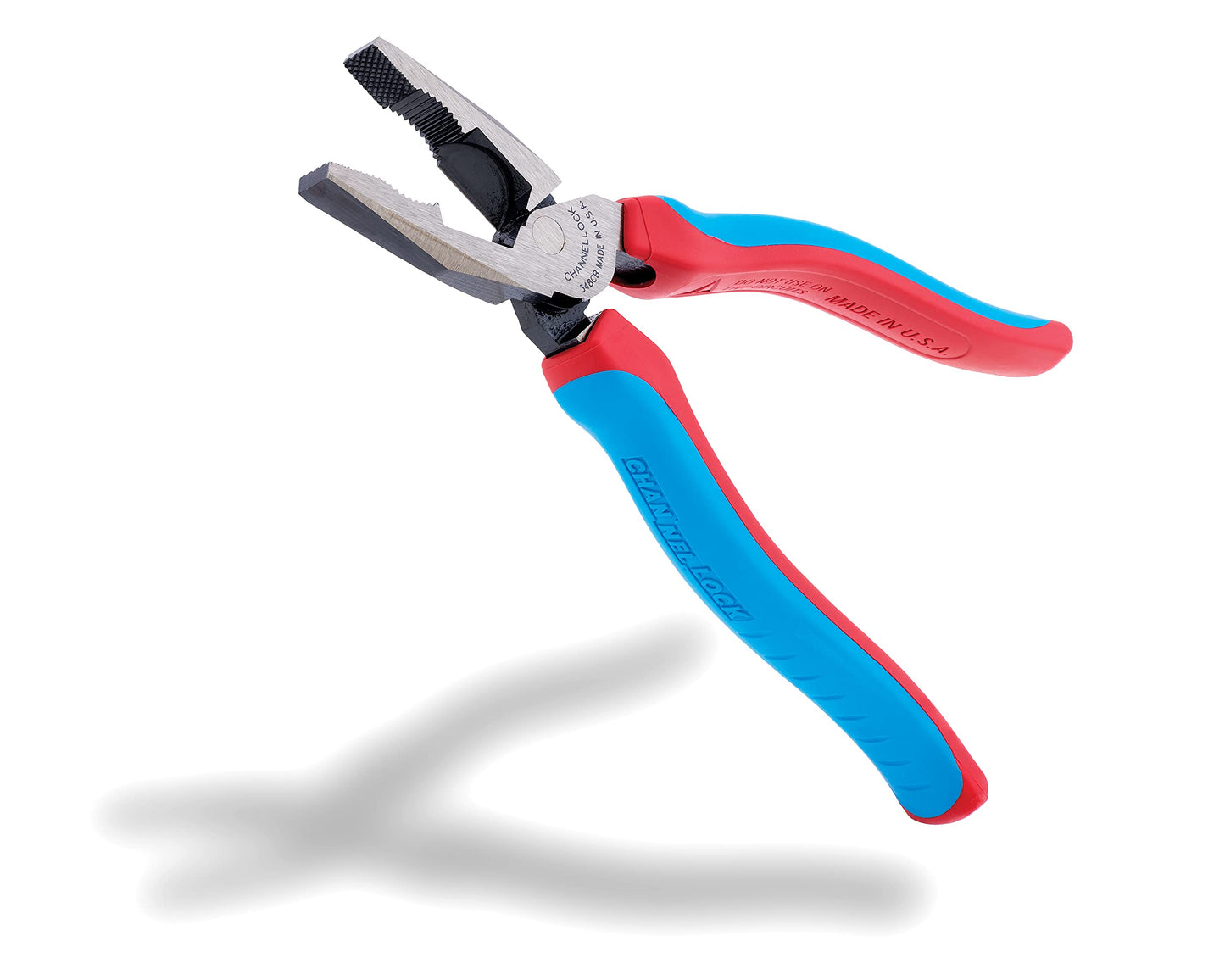 Channellock E348CB E Series - Alicates combinados de 8 pulgadas con junta XLT y empuñaduras azules código