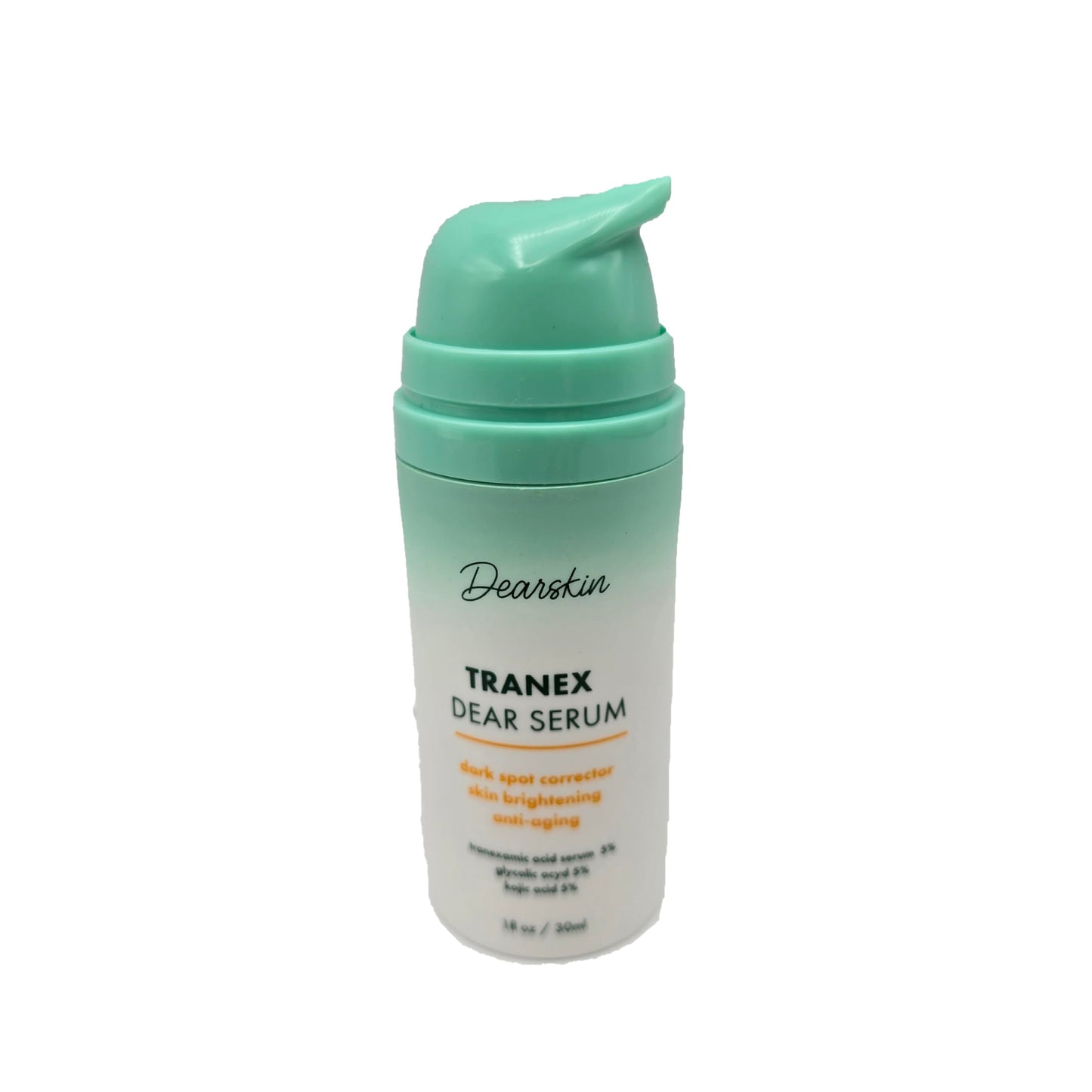 Serum de Ácido Tranexámico y Ácido Kójico para Manchas Oscuras. Tratamiento Antimanchas Facial con Vitamina C y Ácido Hialurónico. Fórmula Antiedad. 2 Unidades.