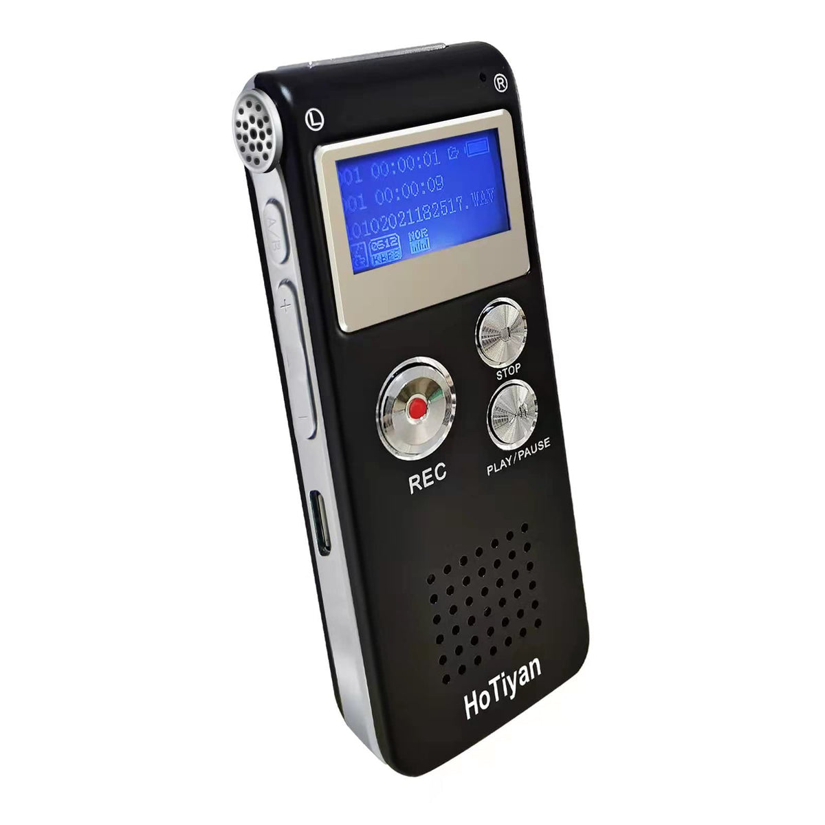 Grabadora de Voz Digital 8 GB Activación por Voz para Conferencias y Reuniones con Micrófono y Reproductor de MP3