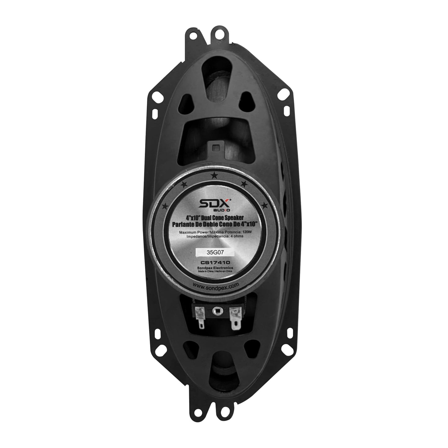 SONDPEX CS17410: Altavoz de Doble Cono de 4" x 10"