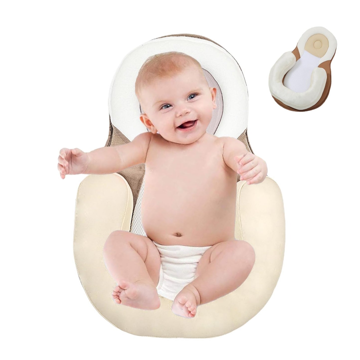 MADELALU Almohada de Lactancia, Posicionador para Bebé