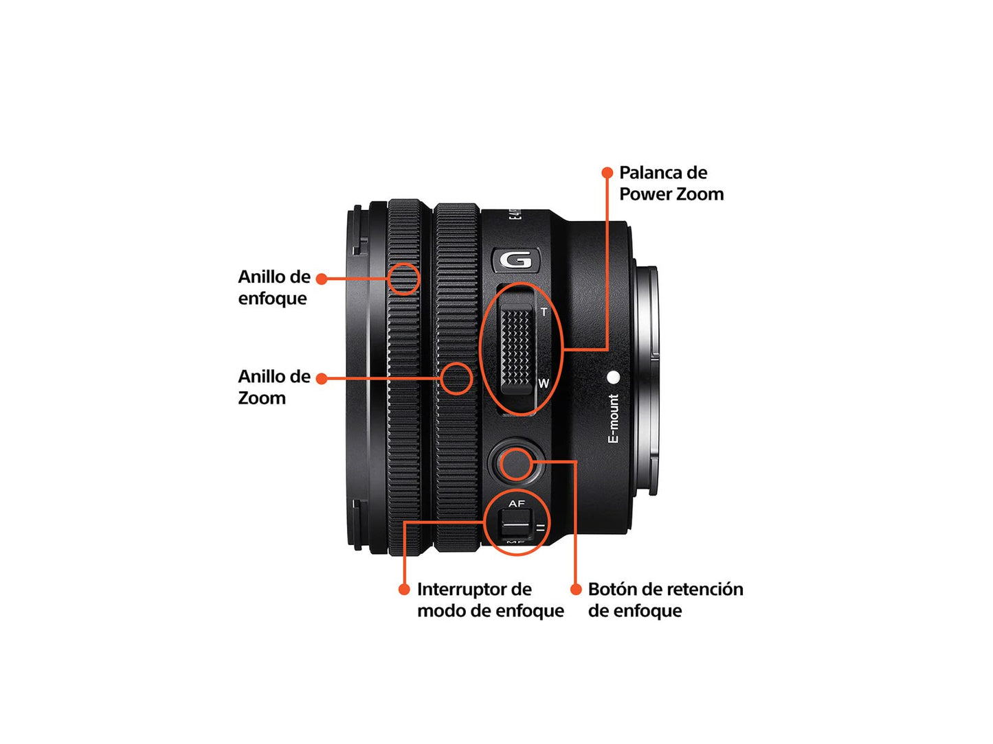 Lente Gran Angular Zoom 10-20mm F4 APS-C con Estabilizador Sony G