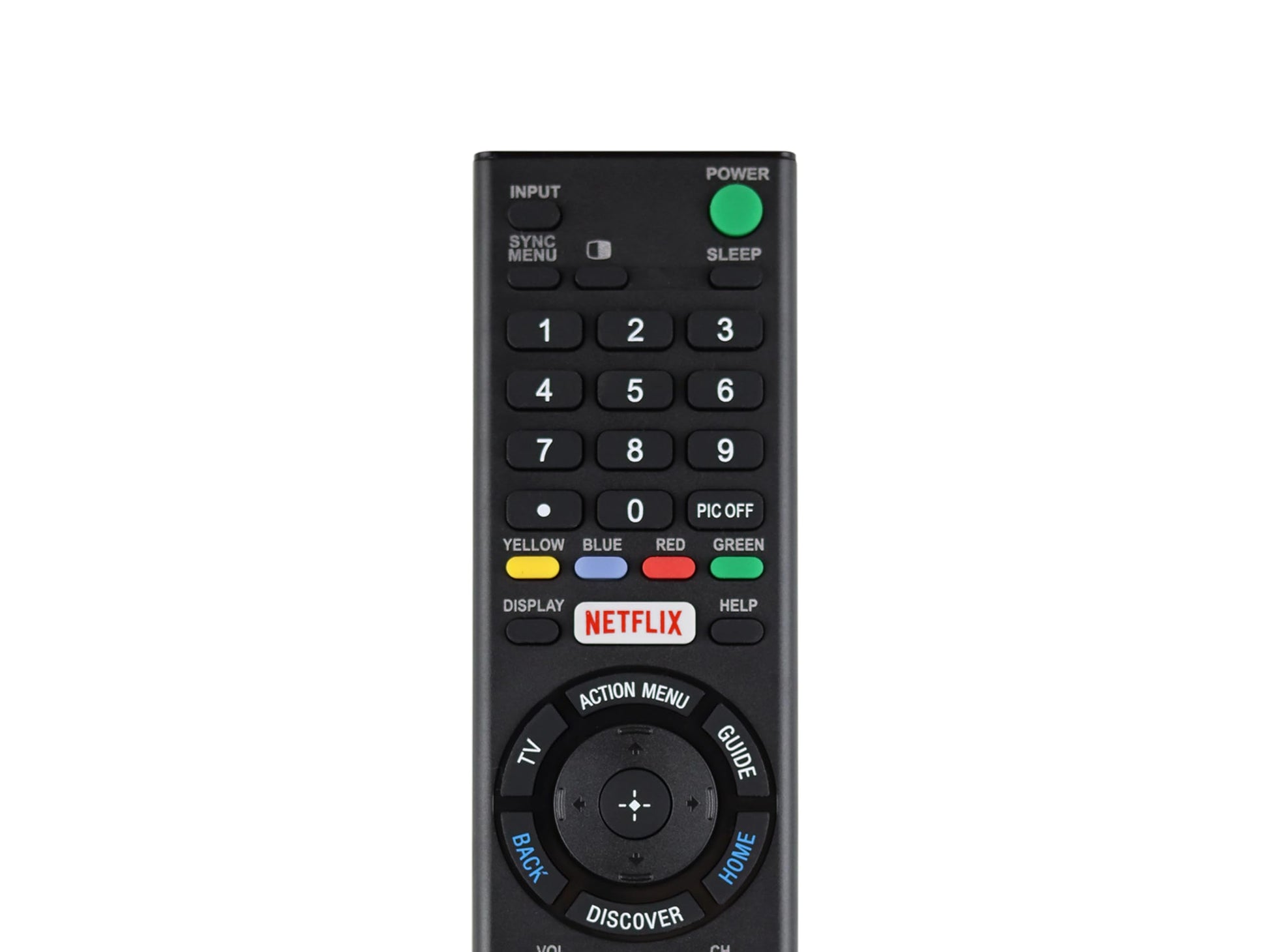 Control Remoto Sony RMF-TX100U Smart TV con botón para Netflix y Google Play…