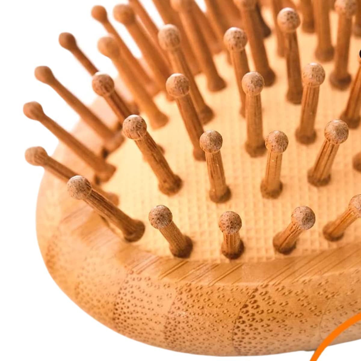 Cepillo De Bambú Cepillo Madera Natural Biodegradable Cepillo para el Cabello Hecho de Bambú - Cepillo de Madera para todo tipo de Cabello y Pelo - Cerdas Naturales - Cepillo Desenredante - Para Masaje